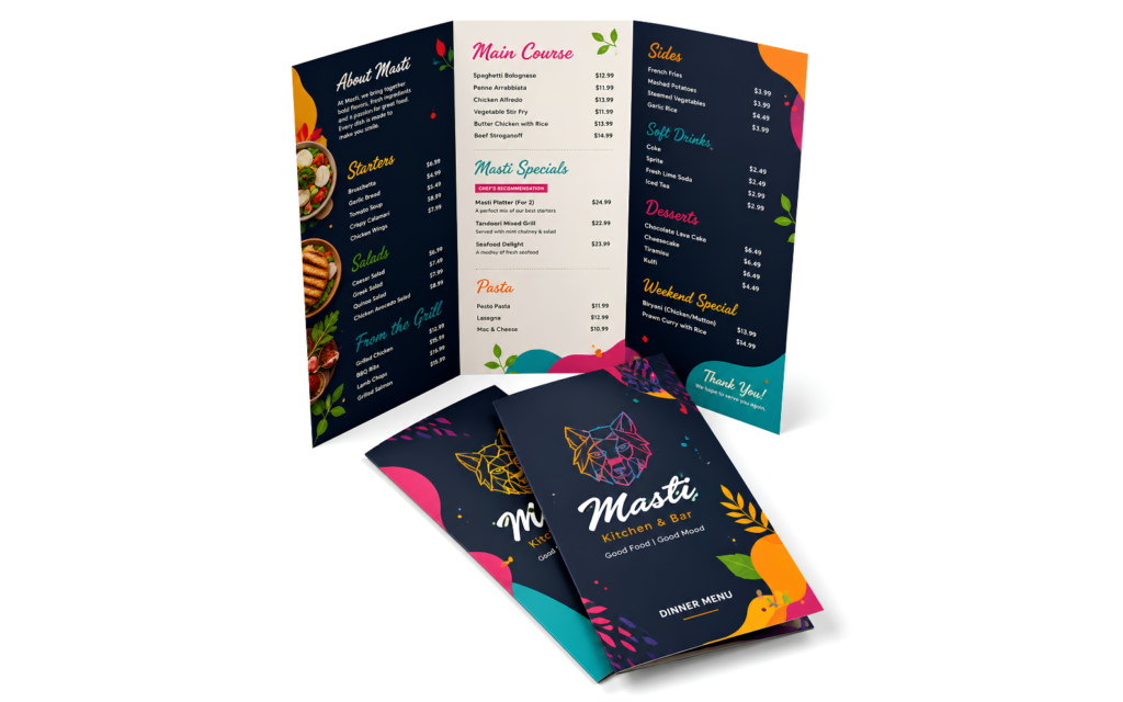 Custom Brochure Printing product overview
