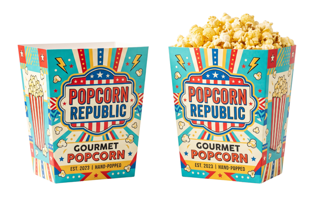 Custom Popcorn Boxes product overview