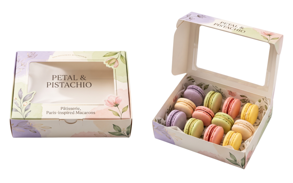 Custom Macaron Boxes product overview