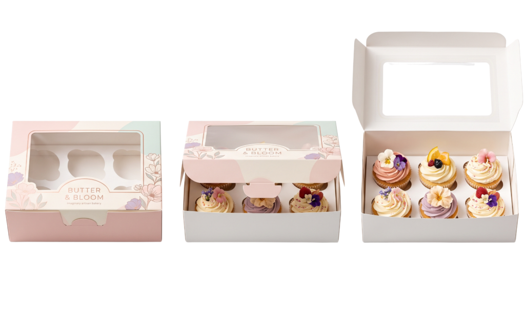 Custom Cupcake Boxes product overview