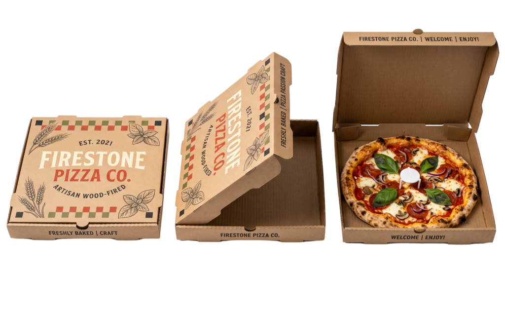 Custom Pizza Boxes product overview